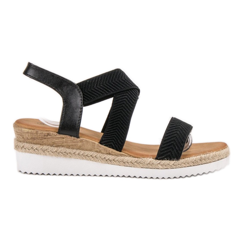 Bello Star Espadrilles Slip On Sandaler svart