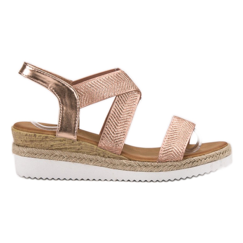 Bello Star Espadrilles Slip On Sandaler rosa gul