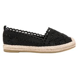 Seastar Spets Espadrilles svart