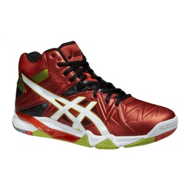 Asics Gel-Cyber ​​Sensei 6 Mt M B503Y-2101 volleybollskor mångfärgad röd