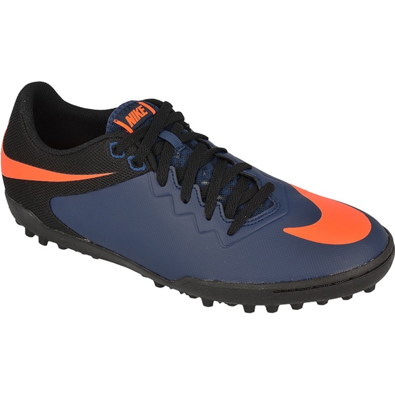 Nike HypervenomX Pro Tf M 749904-480 fotbollsskor blå, svart, marinblå, orange marinblå