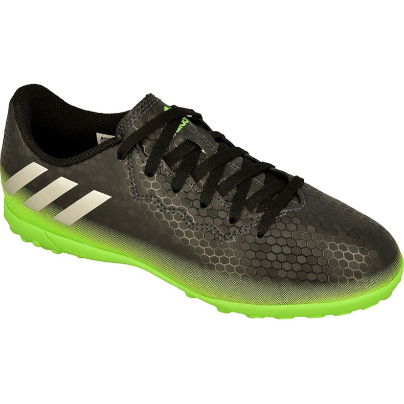 Adidas Messi 16.4 Tf Jr AQ3515 fotbollsskor svart svart
