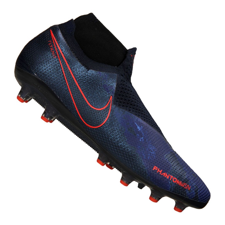 Nike Phantom Vsn Elite Df AG-Pro M AO3261-440 fotbollsskor marinblå marinblå