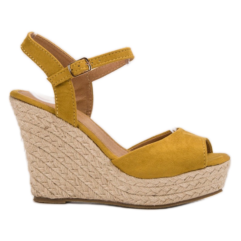 JESSY ROSS Senap sandaler gul