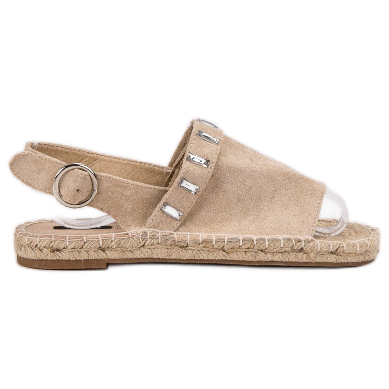 Vices Stängda platta sandaler brun