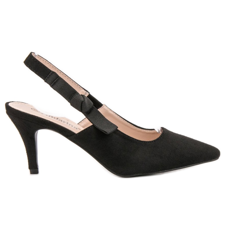 SHELOVET Pumpar med en upptäckt klack svart