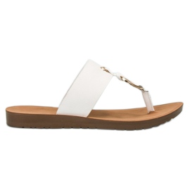 Snygga VINCEZA flip-flops vit
