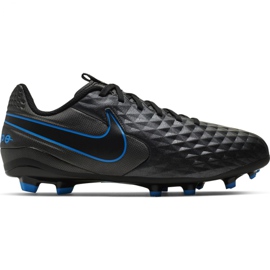 Nike Tiempo Legend 8 Academy FG / MG Jr AT5732 004 fotbollsskor svart svart