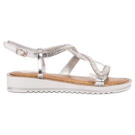 SHELOVET Sandaler på plattformen grå