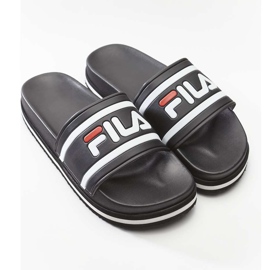 Fila Moro Bay Zeppa Wmn 11W Black Stripe vit svart