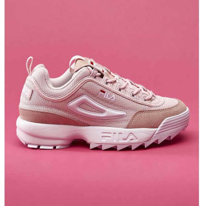 Fila Disruptor Mesh Low Wmn Chalk Pink brun