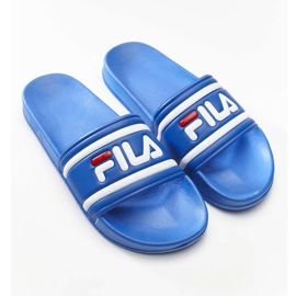 Fila Morro Bay Slipper 21C Electric Blue vit blå
