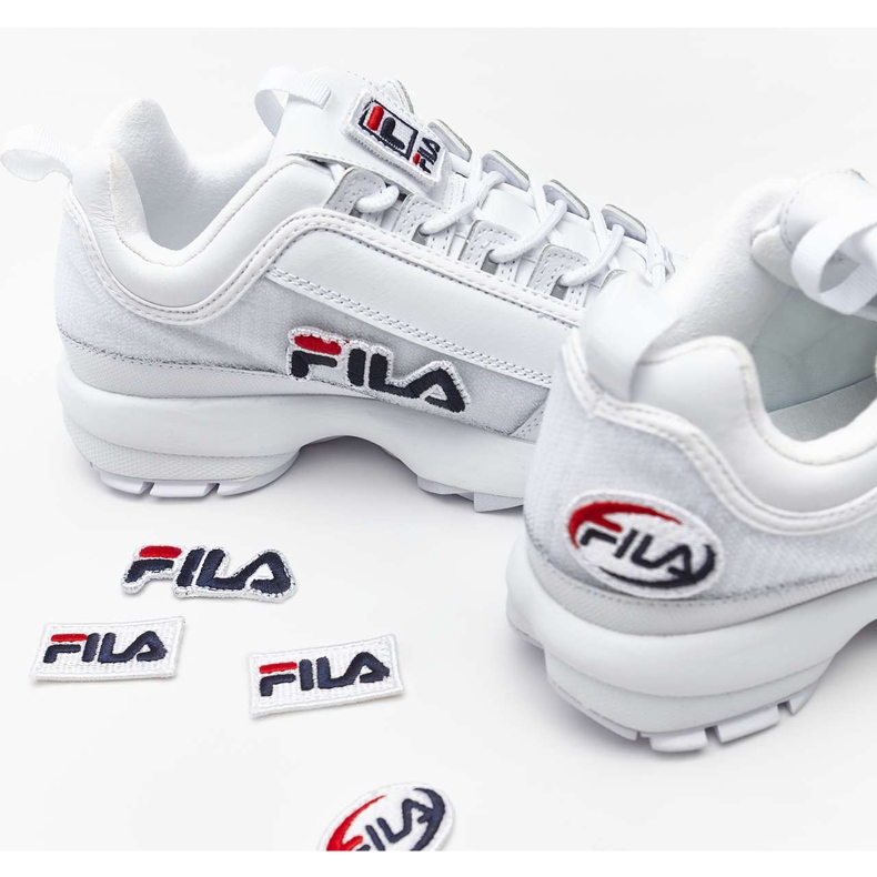 Fila Disruptor Ii Patches Wmn 100 White vit