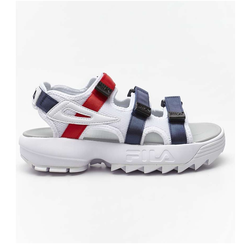 Disruptor Sandal Wmn 01M Vit FILA Navy FILA Red röd blå mångfärgad