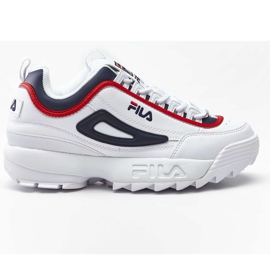 Disruptor Cb Low White Fila Navy Fila Red vit marinblå mångfärgad