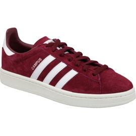 Adidas Originals Campus M BZ0087 vinröda skor mångfärgad