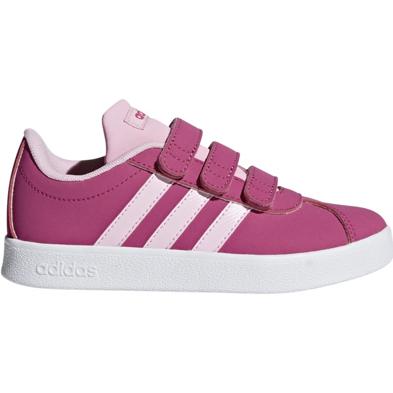 Adidas Vl Court 2.0 Cmf C rosa skor Jr F36394