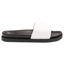 Clowse Kvinnors vita tofflor