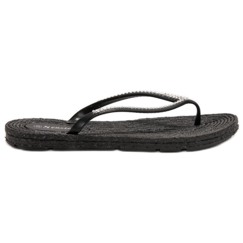 Seastar Flip-flops Med Cubic Zirconia svart