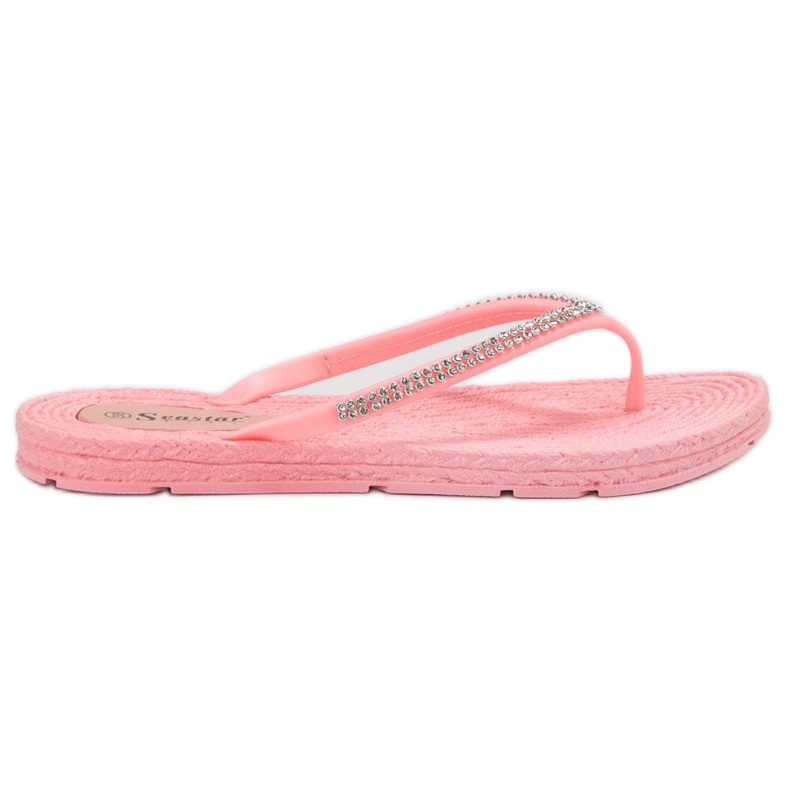 Seastar Flip-flops Med Cubic Zirconia rosa