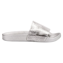 Small Swan Casual tofflor för kvinnor grå