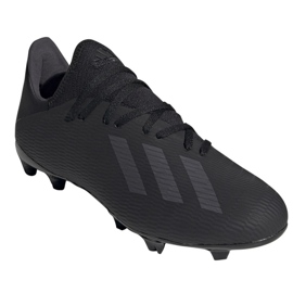 Adidas X 19.3 Fg M F35381 fotbollsskor svart svart
