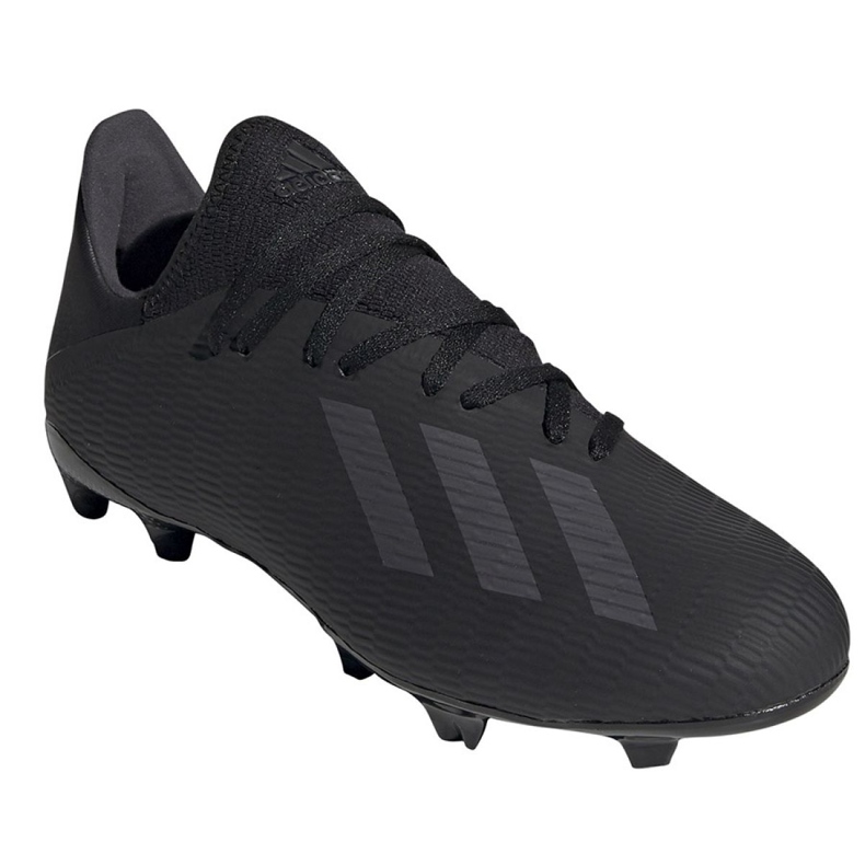 Adidas X 19.3 Fg M F35381 fotbollsskor svart svart