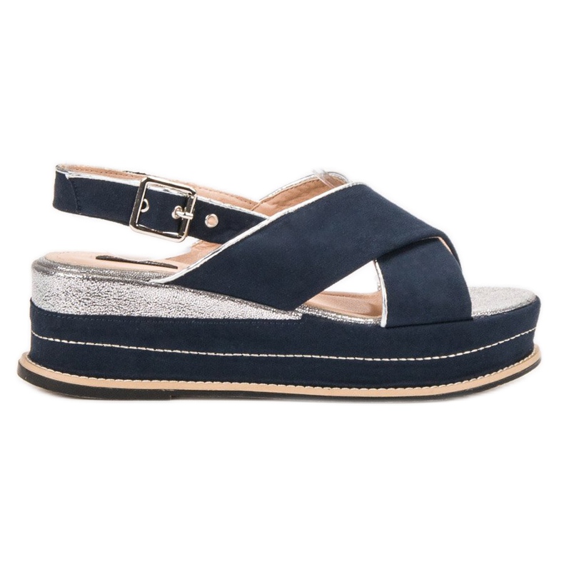 Lily Shoes Sandaler med spänne blå