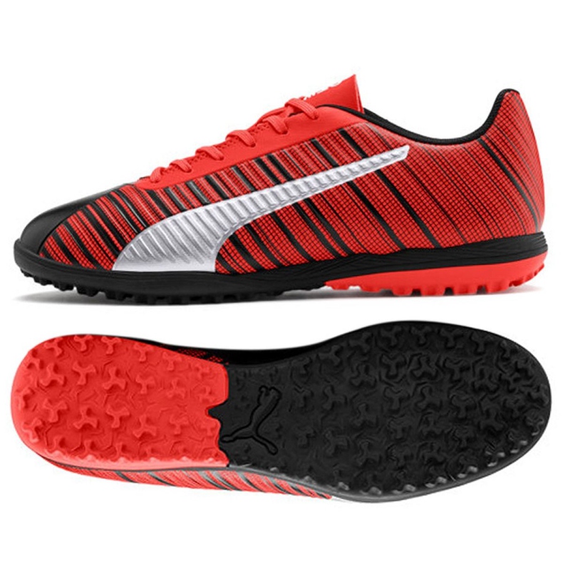 Puma One 5.4 Tt M 105653 01 fotbollsskor mångfärgad röd
