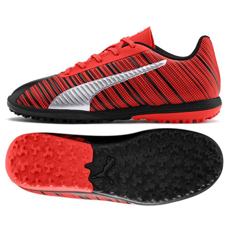 Puma One 5.4 Tt Jr 105662 01 fotbollsskor mångfärgad röd