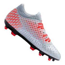 Puma Future 4.4 Fg / Ag Jr 105696-01 fotbollsskor mångfärgad grå