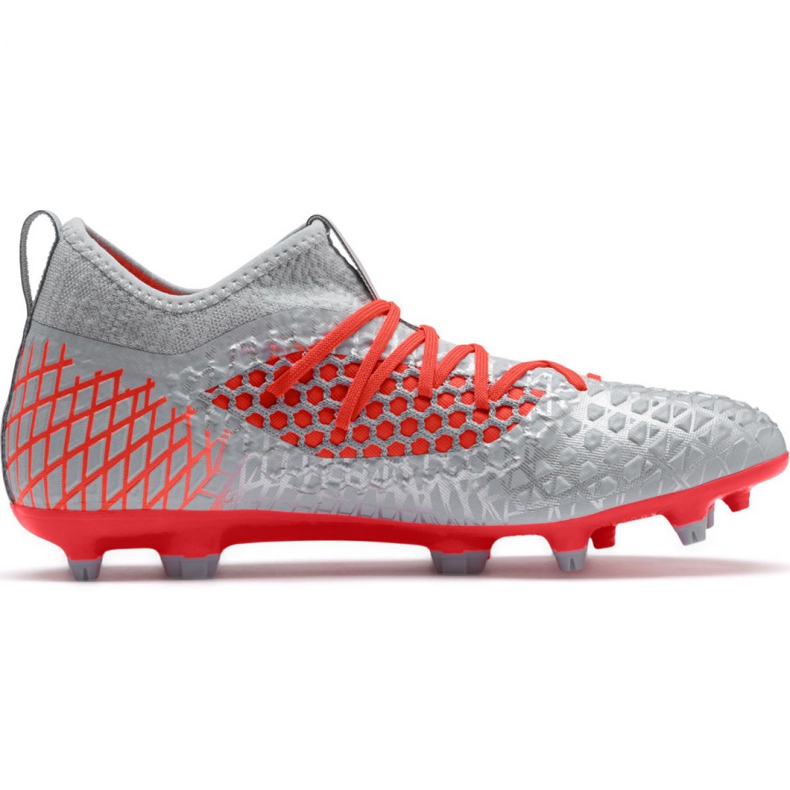 Puma Future 4.3 Netfit Fg Ag M 105612 01 fotbollsskor mångfärgad grå
