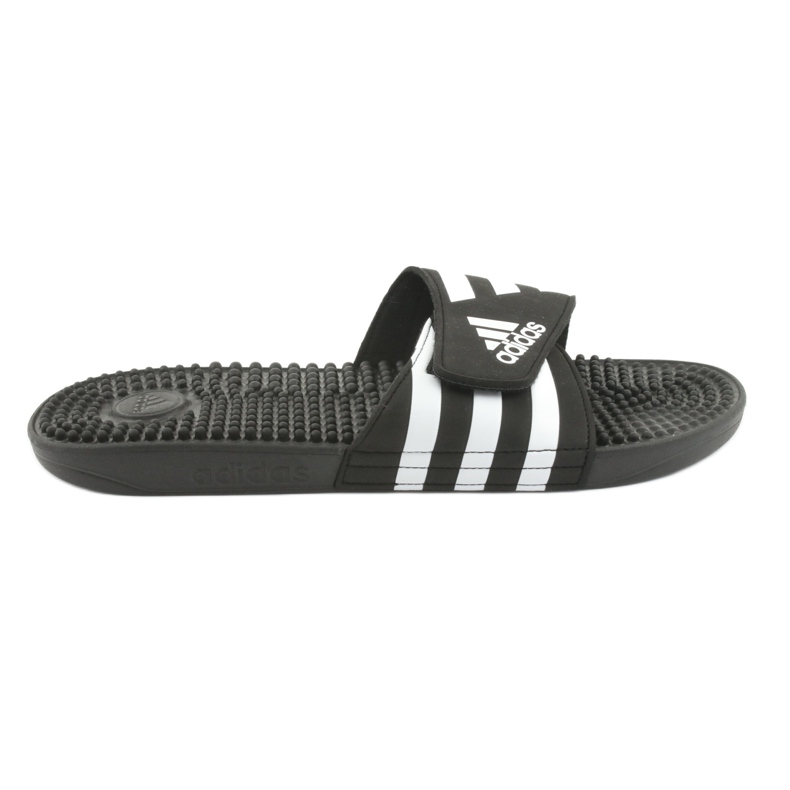 Adidas Adissage M F35580 kardborre flip-flops vit svart