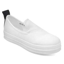 Love Slip On SK74 White Slip-On Sneakers vit