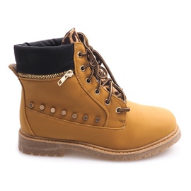 Varma fällare med ornament A06 kamel brun