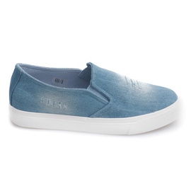 Slip On Jeans K-89 Blue marinblå blå