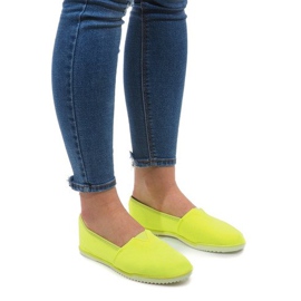 Lycra PT7205 Yellow Slip-On Sneakers gul