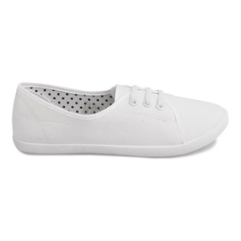 Tied Sneakers Slip On BE43 Vit