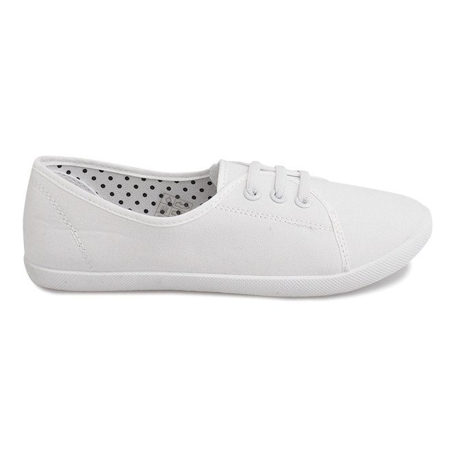 Tied Sneakers Slip On BE43 Vit