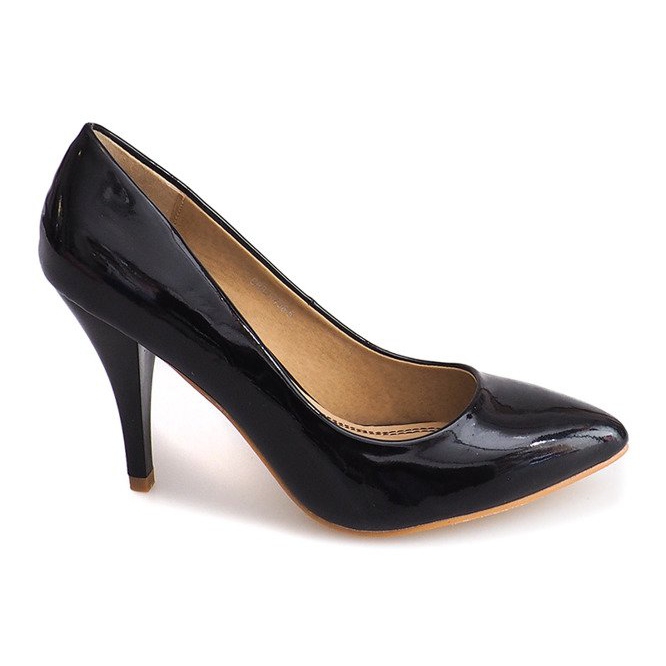 Lackerade dubbar CB-10758-5 Svart