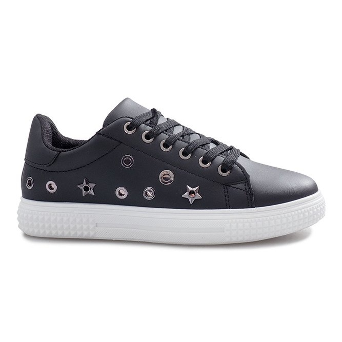Svarta sneakers stjärnor Toulouse