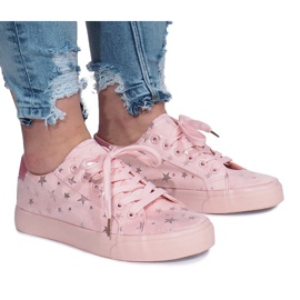 Rosa sneakers från Brittany stars