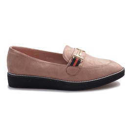 Rosa slip-on skor med Ranges dubbar