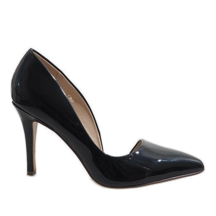 Svarta asymmetriska C26 klackar