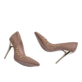 Rosa Velour Stilettos DD55P