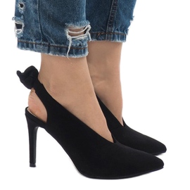 Svart mocka LB-330 klackar