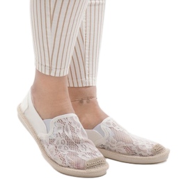 Vita espadriller, jeans LS701