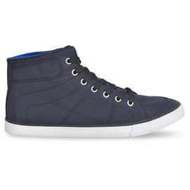 High Casual 033 svarta sneakers