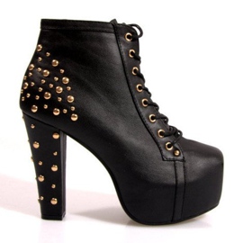 Stövlar Solid In Heels K771 Black svart