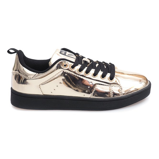 Q45 guld sneakers gyllene